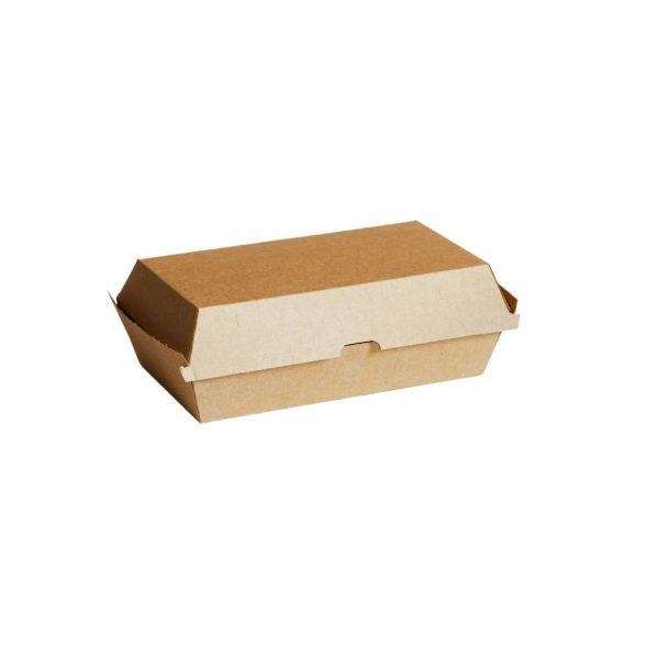 Premium Enviro Snack Box Large – Kraft 205mm x 107mm x 46mm